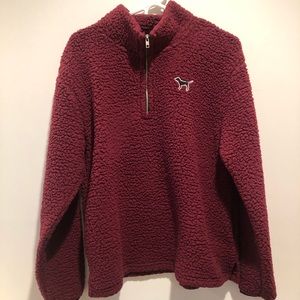 PINK Sherpa 1/4 zip